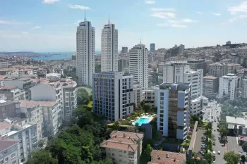 Beşiktaş prestijli İstanbul Boğaz manzaralı daireler